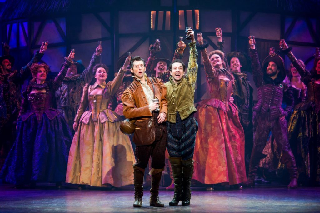 Cast of Something Rotten! presented by Broadway Sacramento at the Community Center Theater Jan 2 – 7