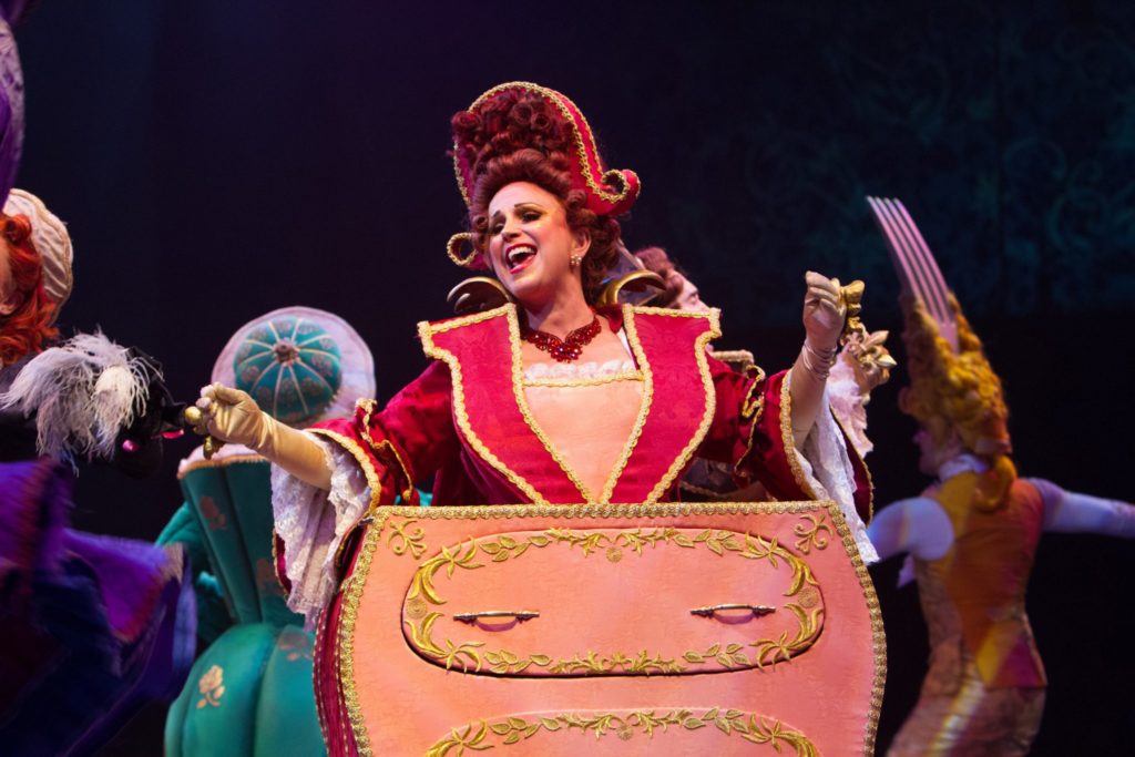 Jacquelyn Piro Donovan as Madame de la Grande Bouche in Disney’s Beauty and the Beast, produced by M