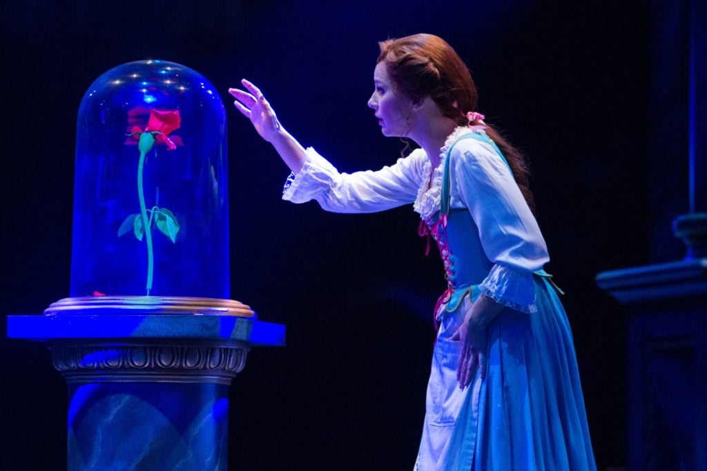 Jessica Grové as Belle in Disney’s Beauty and the Beast, produced by Music Circus at the Wells Fargo