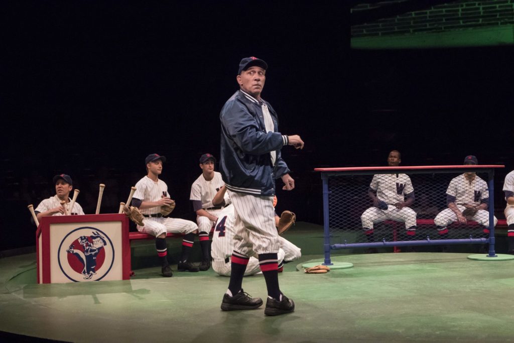 Stephen Berger as Van Buren in Damn Yankees produced by Music Circus at the Wells Fargo Pavilion Aug