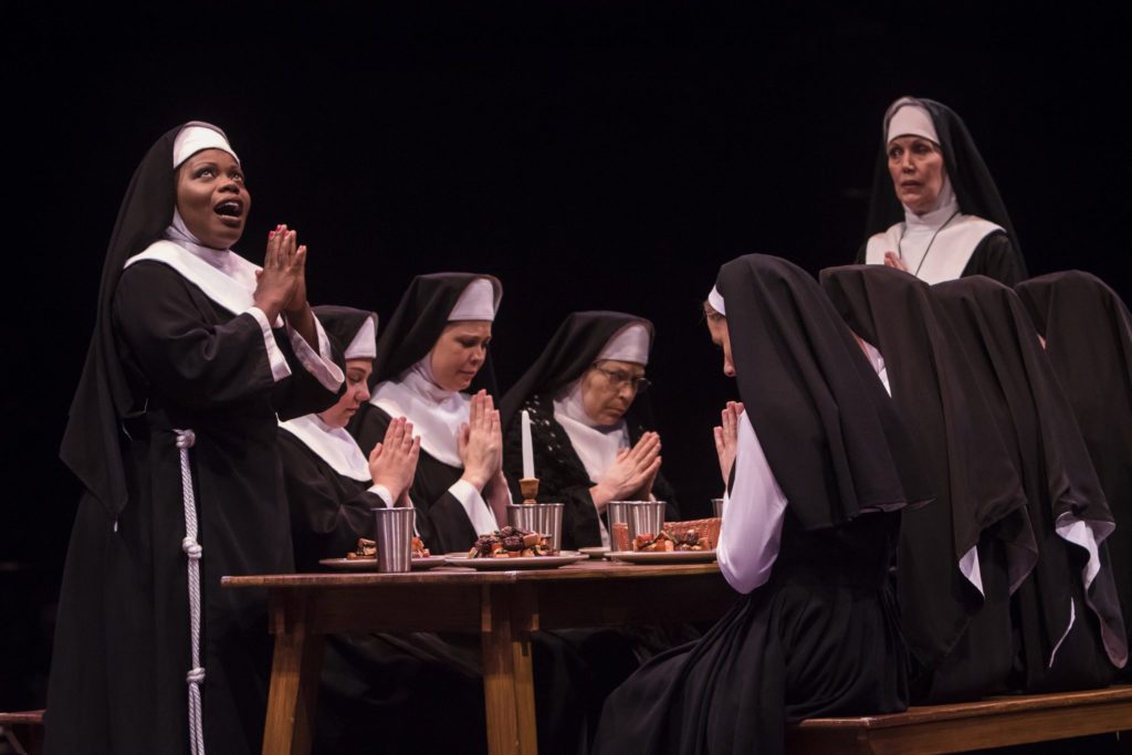 Zonya Love as Deloris Van Cartier, Lynne Wintersteller as Mother Superior and the company of Sister 