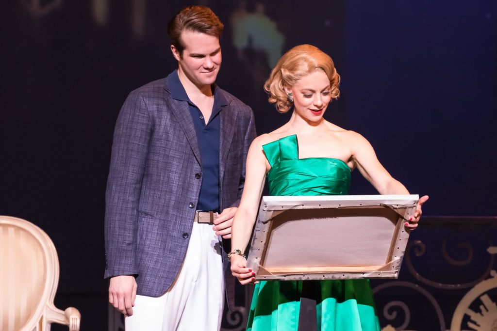 McGee Maddox and Kirsten Scott in “An American in Paris” presented by Broadway Sacramento at the Com