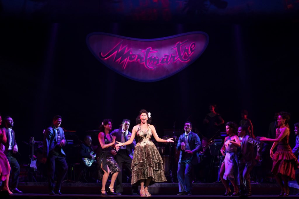 Nancy Ticotin as Gloria Fajardo and Jason Martinez as José Fajardo in the Broadway On Tour presentation of ON YOUR FEET! Oct. 30 – Nov. 4, 2018 at the Sacramento Community Center Theater. Photo by Matthew Murphy. 