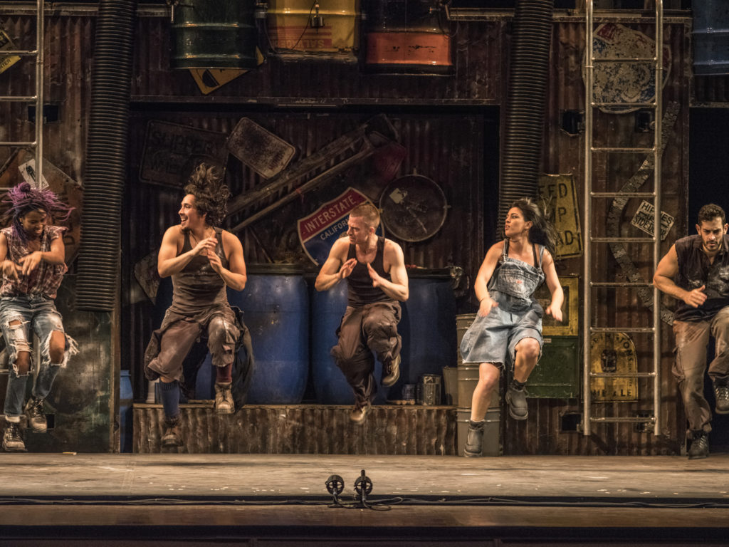 Company of STOMP created by Luke Cresswell and Steve McNicholas presented by Broadway On Tour at the Sacramento Community Center Theater Feb. 1 – 10, 2019. © Steve McNicholas.