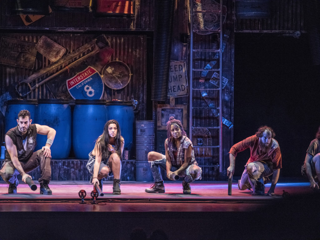 Company of STOMP created by Luke Cresswell and Steve McNicholas presented by Broadway On Tour at the Sacramento Community Center Theater Feb. 1 – 10, 2019. © Steve McNicholas.