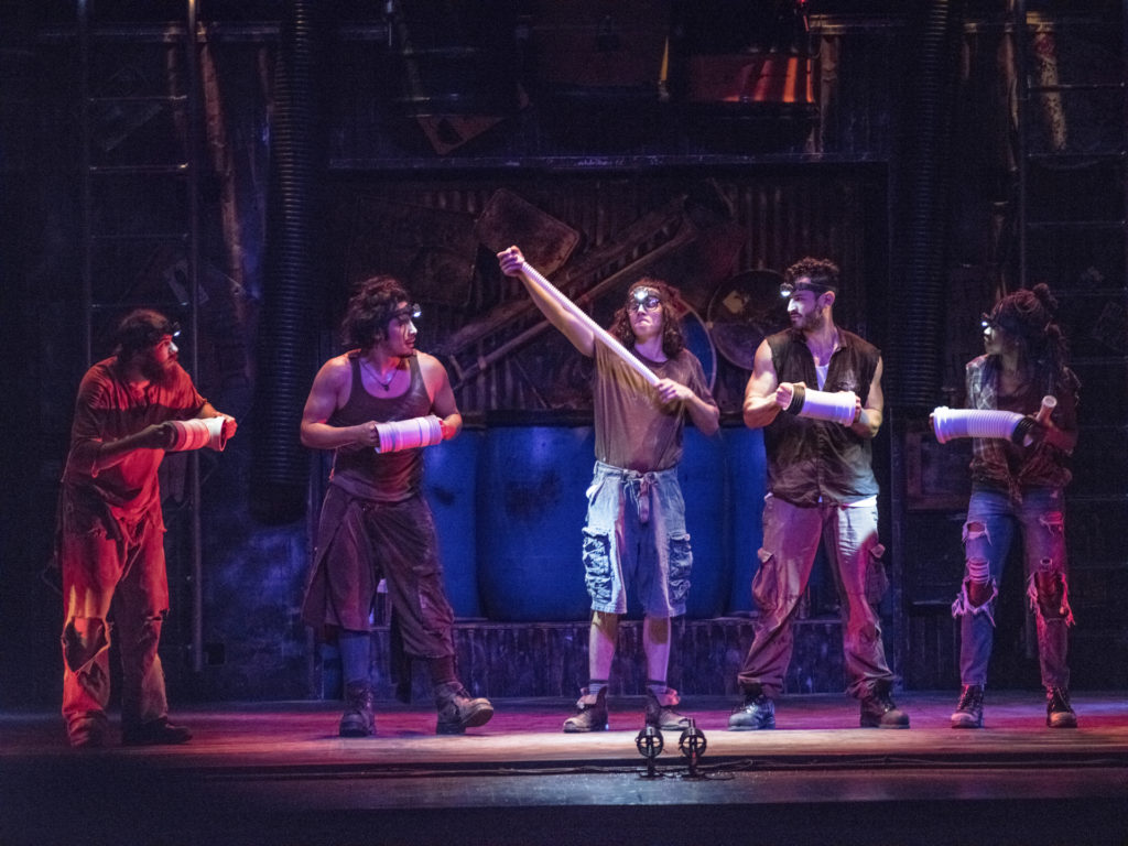 Company of STOMP created by Luke Cresswell and Steve McNicholas presented by Broadway On Tour at the Sacramento Community Center Theater Feb. 1 – 10, 2019. © Steve McNicholas.