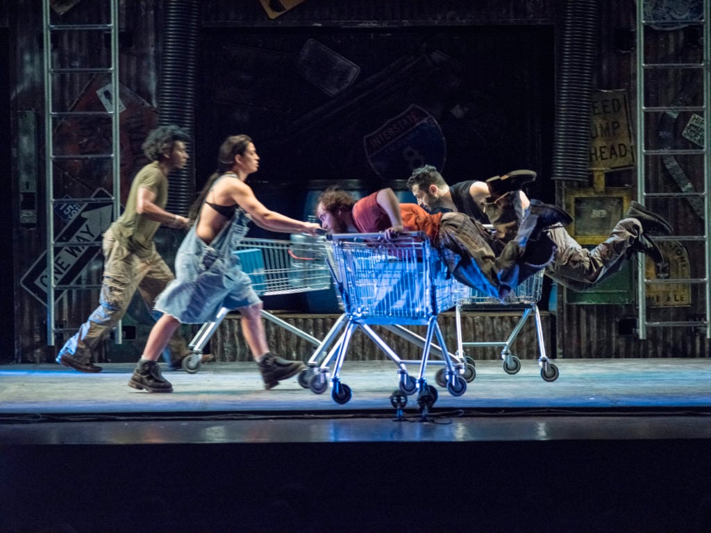 Company of STOMP created by Luke Cresswell and Steve McNicholas presented by Broadway On Tour at the Sacramento Community Center Theater Feb. 1 – 10, 2019. © Steve McNicholas.