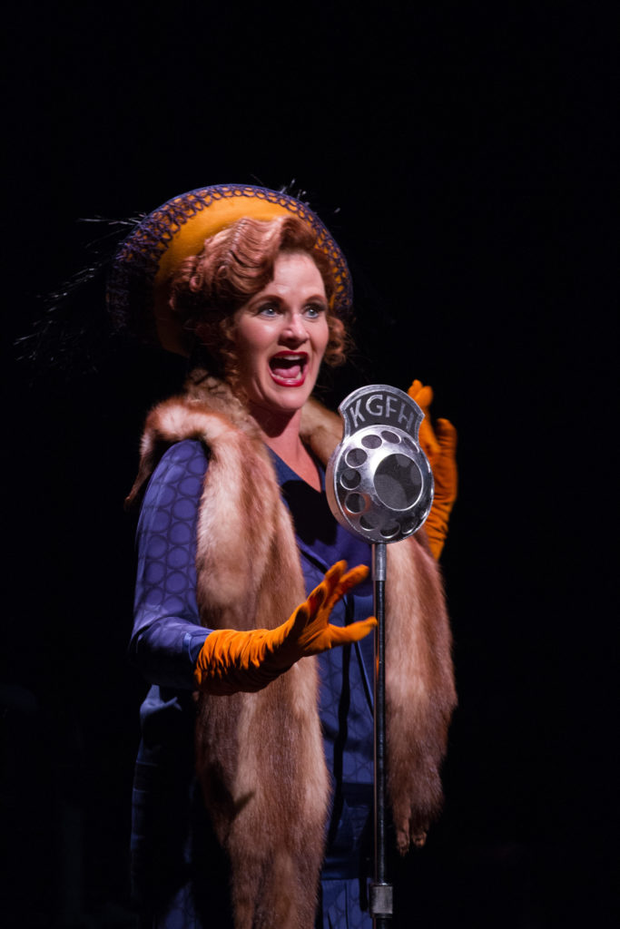 Diane Vincent as Dora Bailey in SINGIN' IN THE RAIN, produced by Broadway At Music Circus at the Wel