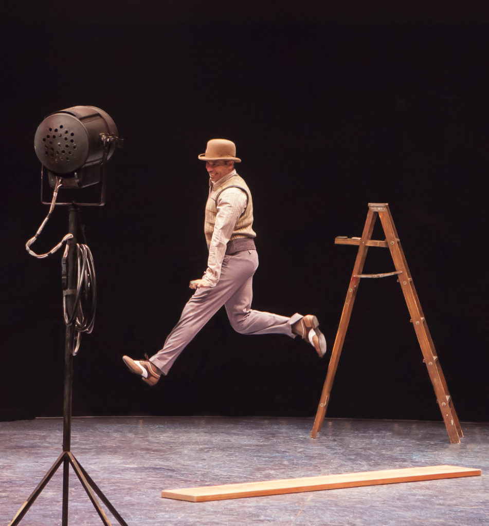 Matt Loehr as Cosmo Brown in SINGIN' IN THE RAIN, produced by Broadway At Music Circus at the Wells 