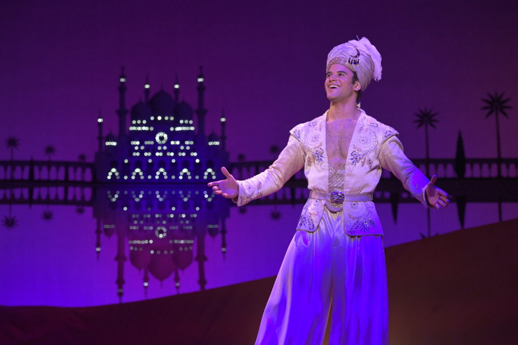 Clinton Greenspan as Aladdin in Disney’s ALADDIN presented by Broadway On Tour at the Sacramento Community Center Theater May 15 – Jun. 2, 2019. ©Disney. Photo by Deen van Meer.
