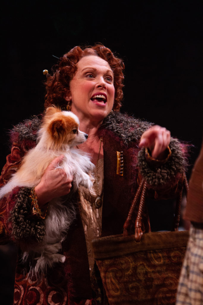 Carolee Carmello as Rose with Bloomingdales “Bloomie” Arcement as Chowsie in GYPSY, produced by Broa