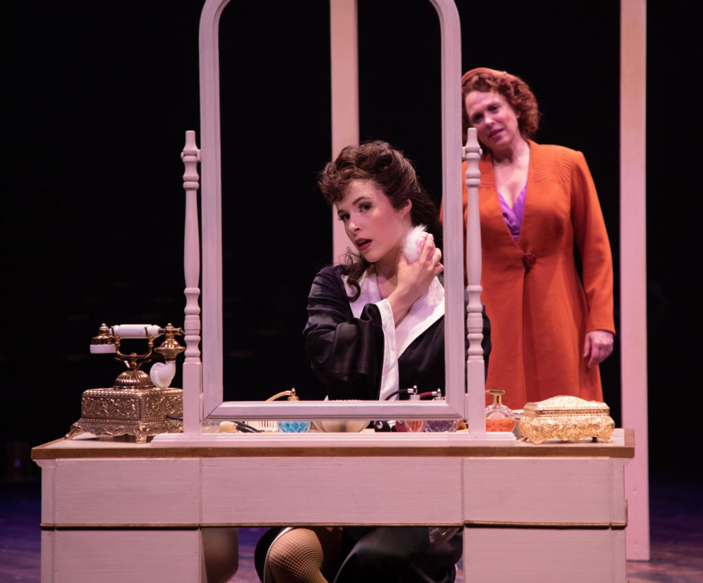 (from L to R) Austen Danielle Bohmer as Louise and Carolee Carmello as Rose in GYPSY, produced by Br