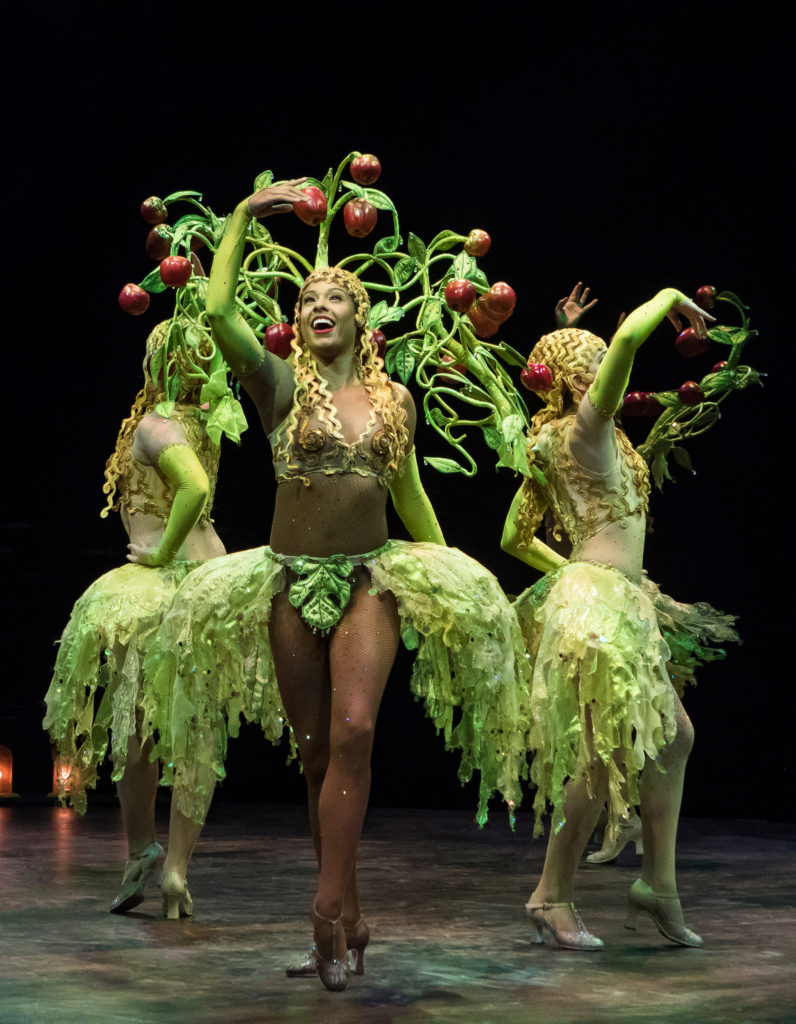 (center) Keely Beirne and the Company of GYPSY, produced by Broadway At Music Circus at the Wells Fa