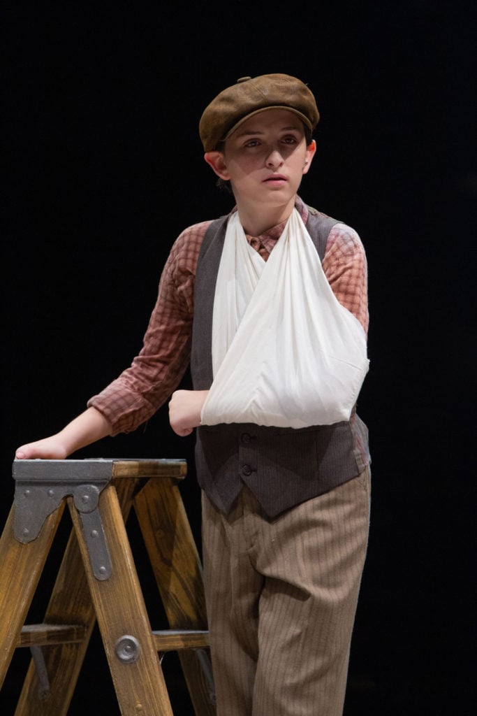 Josh Davis as Les in DISNEY’S NEWSIES, produced by Broadway At Music Circus at the Wells Fargo Pavil