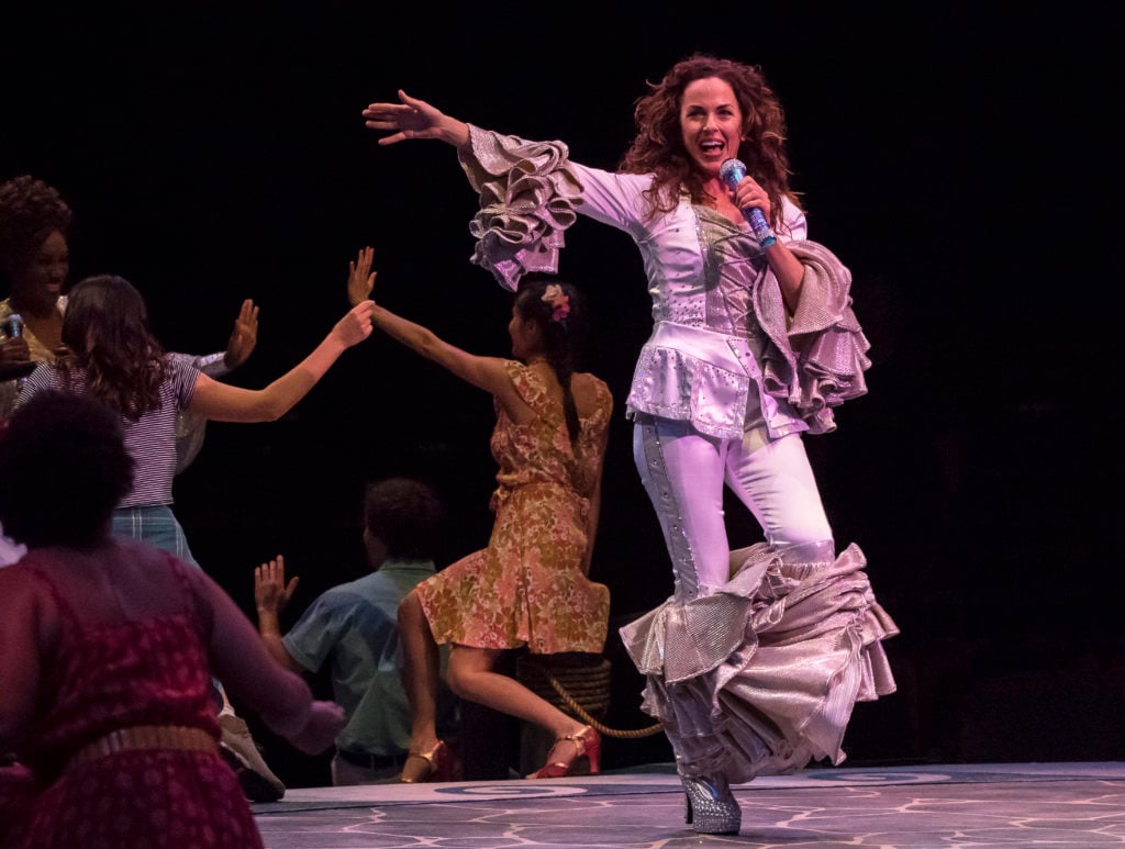 Michelle Dawson as Donna Sheridan in MAMMA MIA!, produced by Broadway At Music Circus at the Wells F