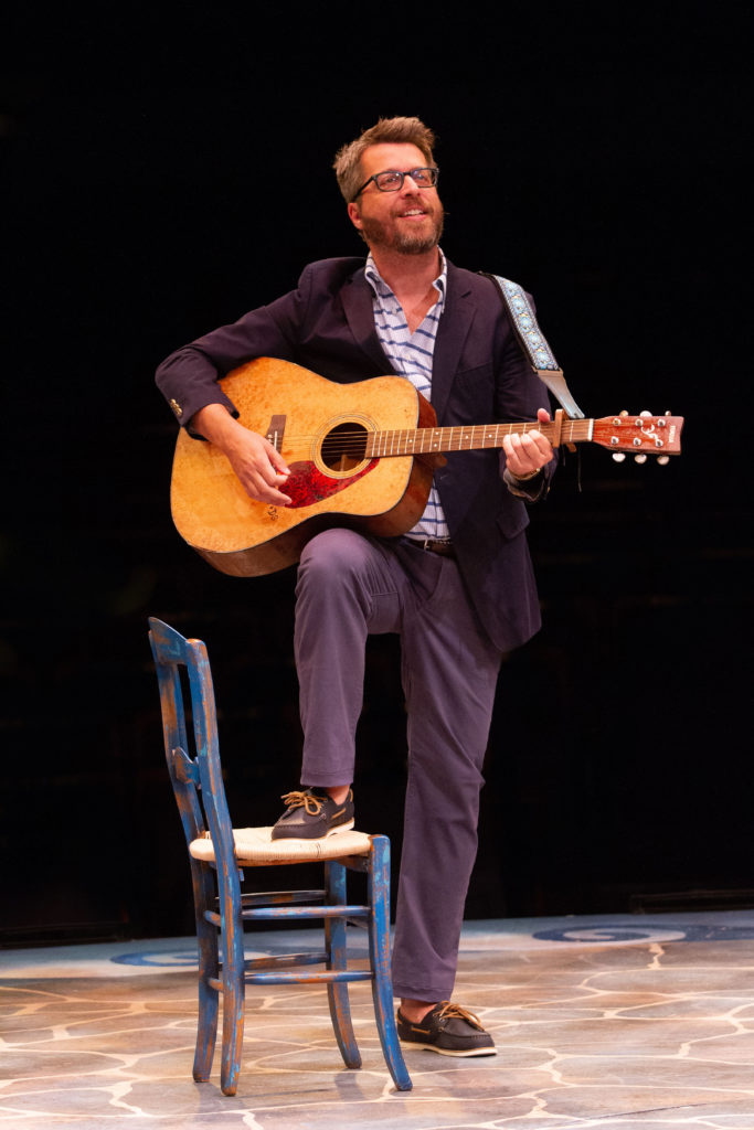 Trey Ellett as Harry Bright in MAMMA MIA!, produced by Broadway At Music Circus at the Wells Fargo P