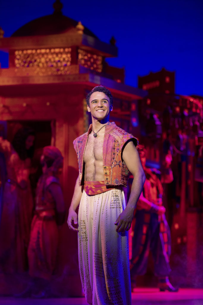 Clinton Greenspan as Aladdin in Disney’s ALADDIN presented by Broadway On Tour at the Sacramento Community Center Theater May 15 – Jun. 2, 2019. ©Disney. Photo by Deen van Meer.
