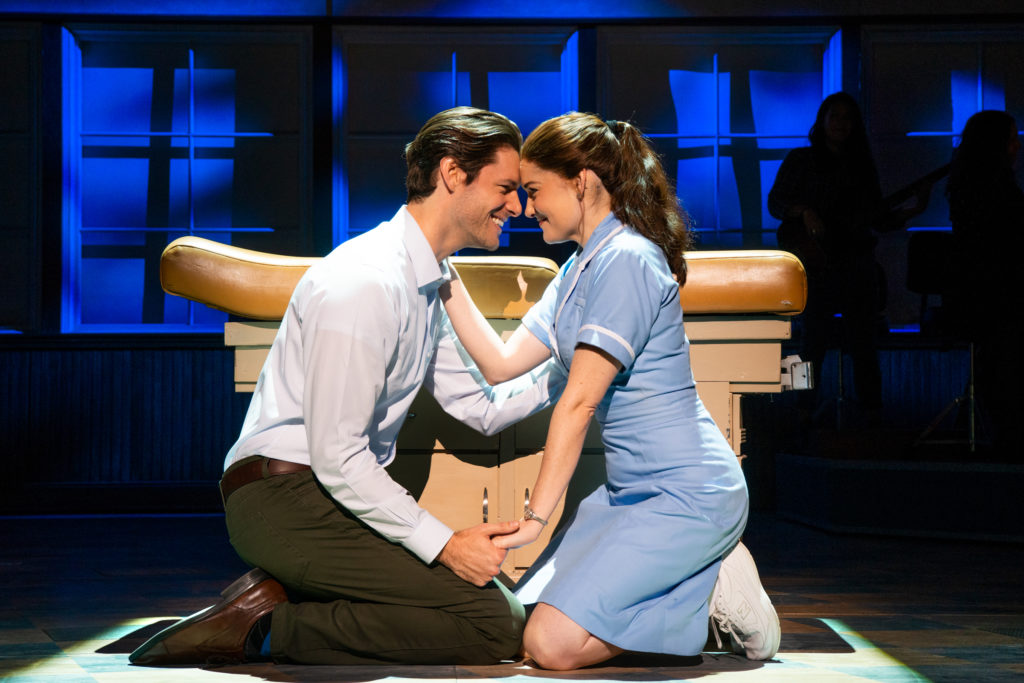 Steven Good and Christine Dwyer in the Broadway On Tour presentation of WAITRESS at the Sacramento Community Center Theater Dec. 27, 2018 – Jan. 5, 2019. Photo by Philicia Endelman.