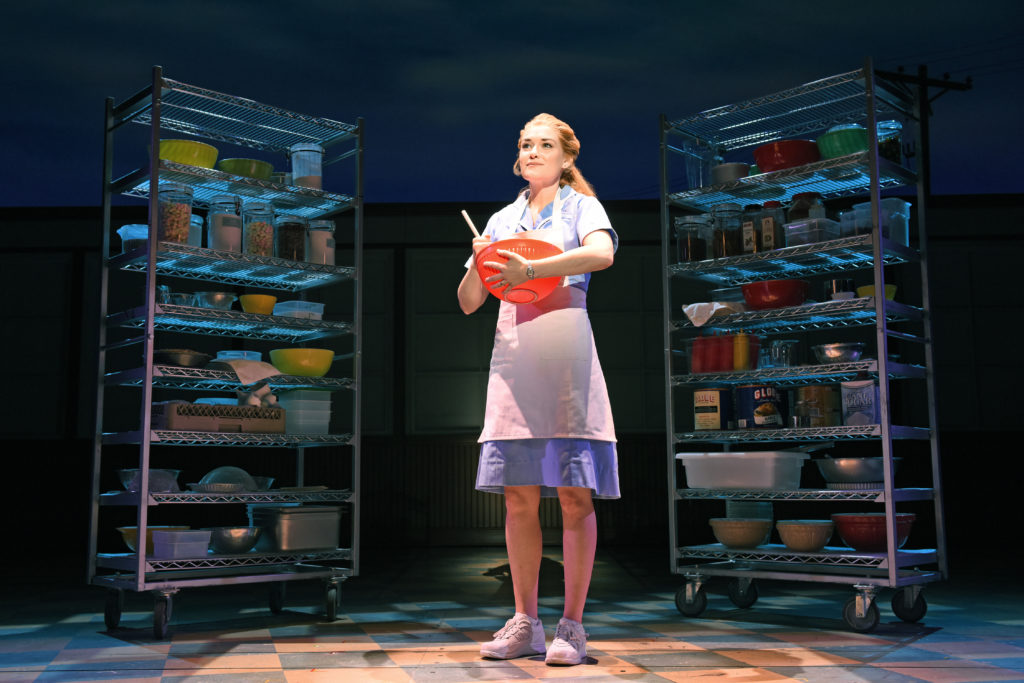 Christine Dwyer as Jenna in the Broadway On Tour presentation of WAITRESS at the Sacramento Community Center Theater Dec. 27, 2018 – Jan. 5, 2019. Photo by Tim Trumble.