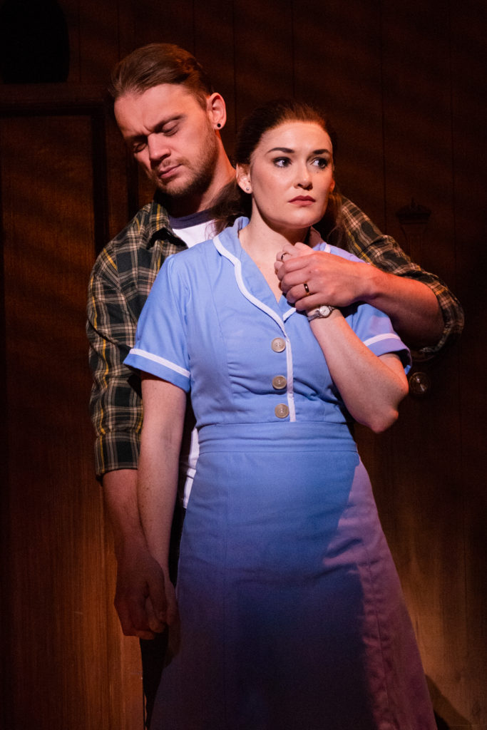 Matt DeAngelis and Christine Dwyer in the Broadway On Tour presentation of WAITRESS at the Sacramento Community Center Theater Dec. 27, 2018 – Jan. 5, 2019. Photo by Philicia Endelman.