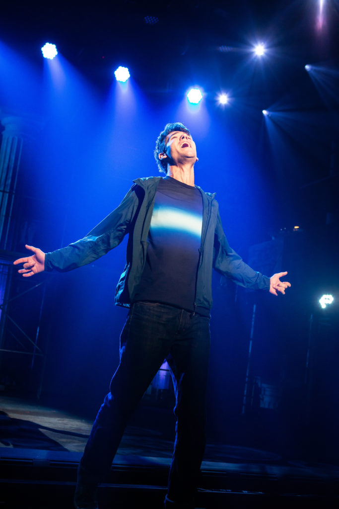 Chris McCarrell in THE LIGHTNING THIEF: THE PERCY JACKSON MUSICAL presented by Broadway On Tour at the Sacramento Community Center Theater Apr. 19-21, 2019. Photo by Jeremy Daniel.