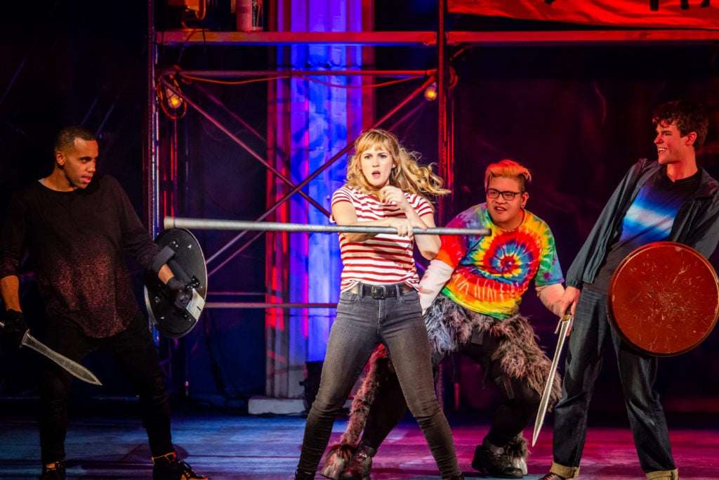 Company of THE LIGHTNING THIEF: THE PERCY JACKSON MUSICAL presented by Broadway On Tour at the Sacramento Community Center Theater Apr. 19-21, 2019. Photo by Jeremy Daniel.