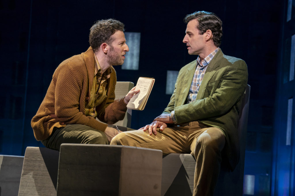 Nick Blaemire and Max von Essen in FALSETTOS presented by Broadway On Tour March 12-17, 2019 at the Sacramento Community Center Theater. Photo by Joan Marcus.