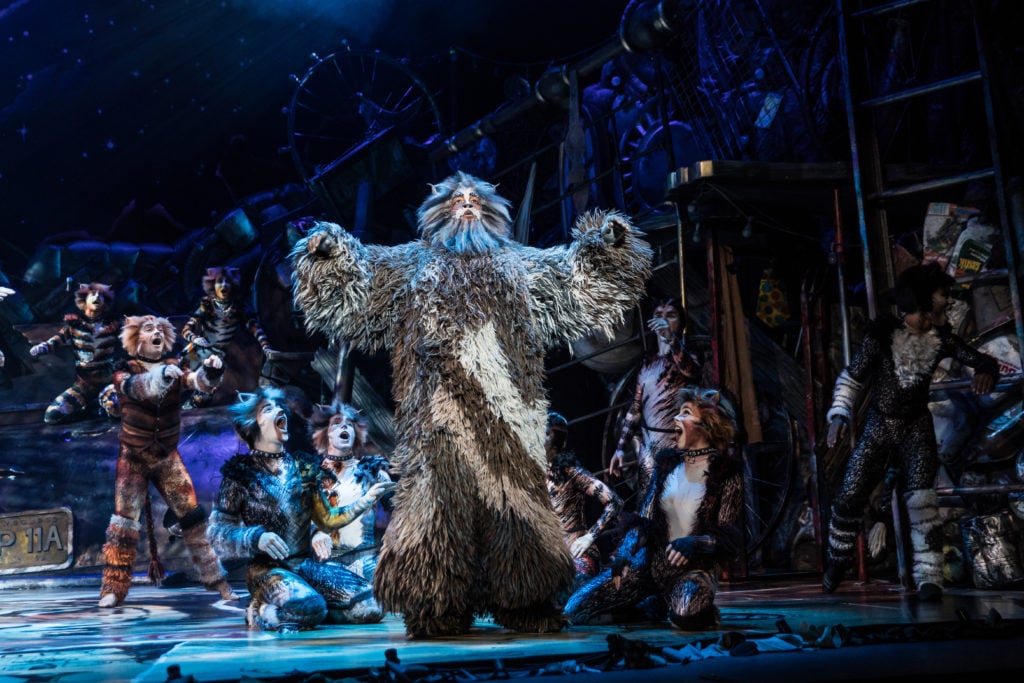 Brandon Michael Nase as ‘Old Deuteronomy’ and the Broadway On Tour presentation of CATS at the Sacramento Community Center Theater Apr. 2 – 7, 2019. Photo by Matthew Murphy.