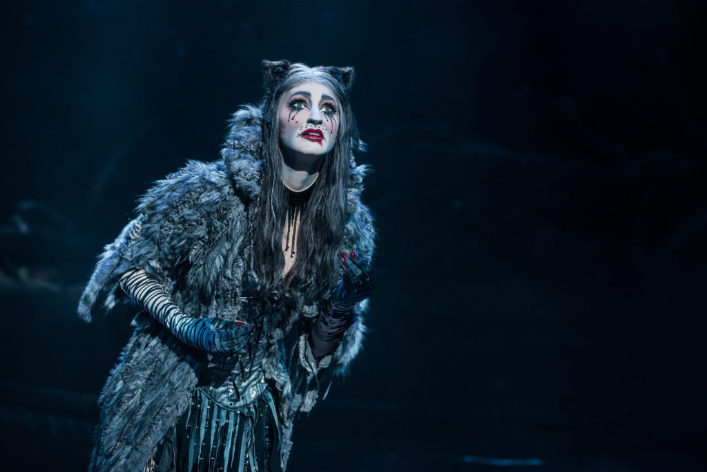 Keri René Fuller as ‘Grizabella’ in the Broadway On Tour presentation of CATS at the Sacramento Community Center Theater Apr. 2 – 7, 2019. Photo by Matthew Murphy.