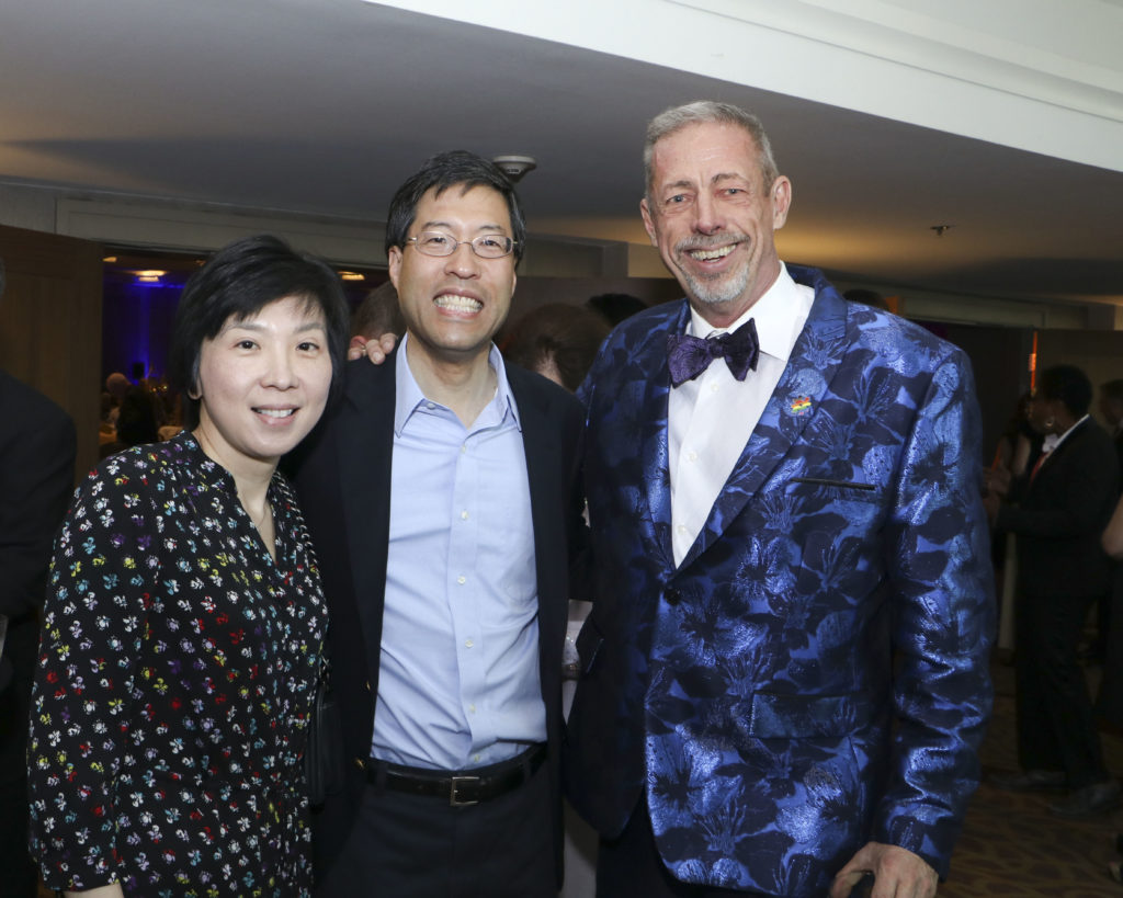 Dr. Wen-Li Wang, Senator Richard Pan, Paul Curtis at the Broadway Sacramento Gala May 4, 2019