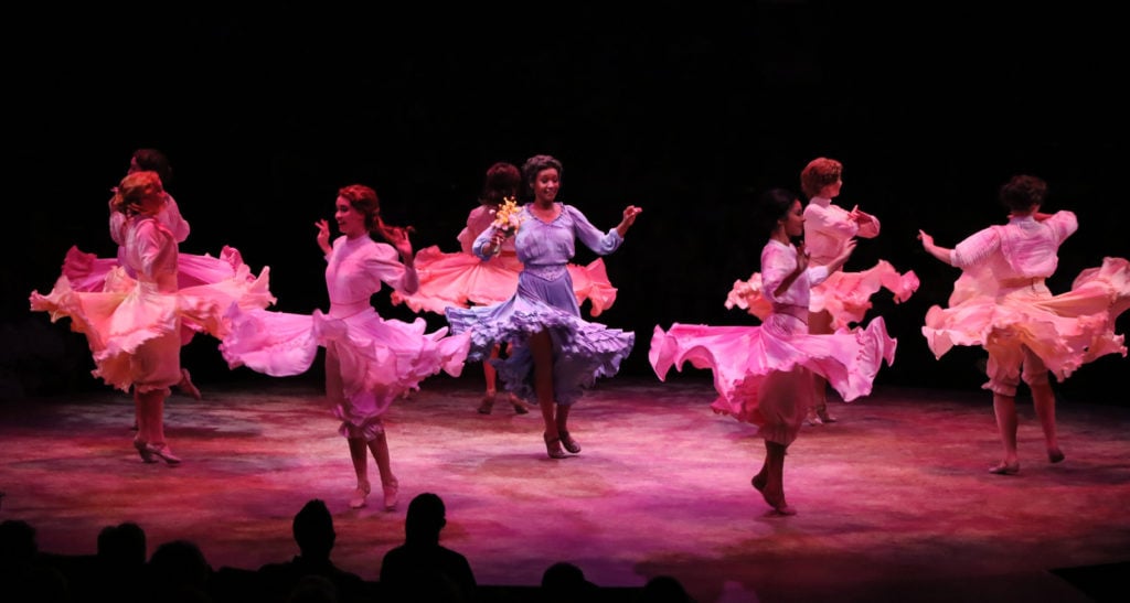 The company of OKLAHOMA! produced by Broadway At Music Circus at the Wells Fargo Pavilion June 25-30. Photo by Charr Crail.