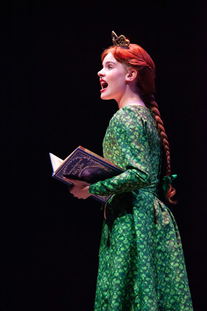 Ella Bleu Bradford as Teen Fiona in SHREK THE MUSICAL produced by Broadway At Music Circus at the Wells Fargo Pavilion June 11-16. Photo by Charr Crail. 