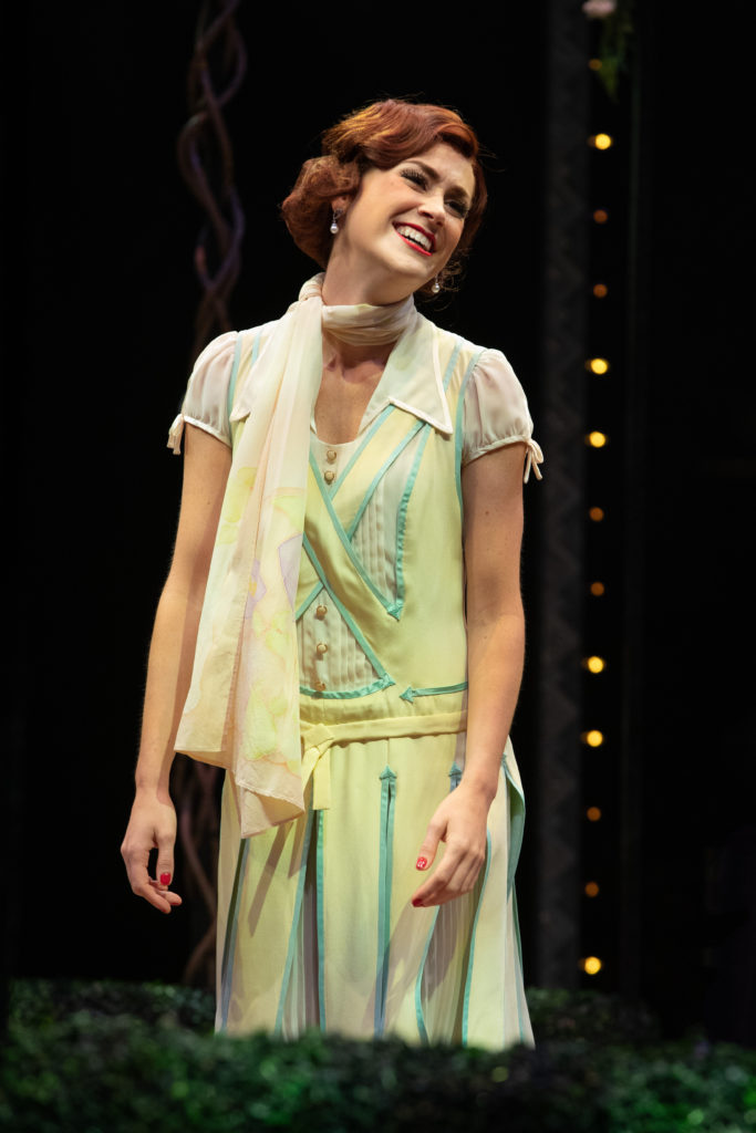 Kaleigh Cronin as Janet Van de Graaff in THE DROWSY CHAPERONE produced by Broadway At Music Circus at the Wells Fargo Pavilion July 9-14. Photo by Kevin Graft.