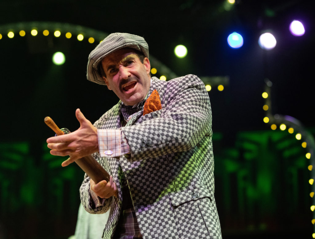 Brad Bradley as Gangster #1 in THE DROWSY CHAPERONE produced by Broadway At Music Circus at the Wells Fargo Pavilion July 9-14. Photo by Kevin Graft.