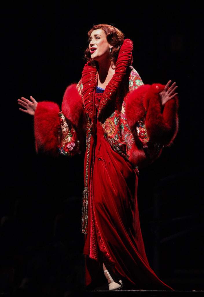 Kaleigh Cronin as Janet Van de Graaff in THE DROWSY CHAPERONE produced by Broadway At Music Circus at the Wells Fargo Pavilion July 9-14. Photo by Charr Crail.