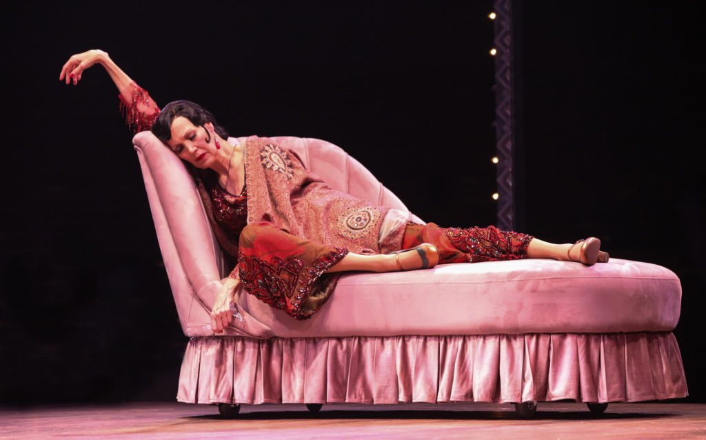 Lynne Wintersteller as The Drowsy Chaperone in THE DROWSY CHAPERONE produced by Broadway At Music Circus at the Wells Fargo Pavilion July 9-14. Photo by Charr Crail.
