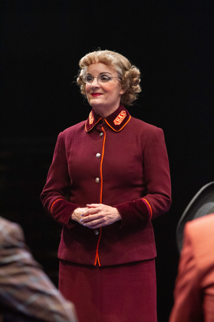 Jennifer Smith as General Cartwright in GUYS AND DOLLS produced by Broadway At Music Circus at the Wells Fargo Pavilion. Photo by Kevin Graft.