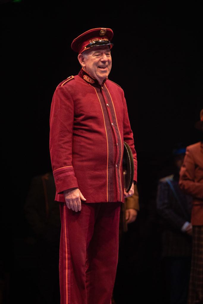 Lenny Wolpe as Arvide Abernathy in GUYS AND DOLLS produced by Broadway At Music Circus at the Wells Fargo Pavilion. Photo by Kevin Graft.