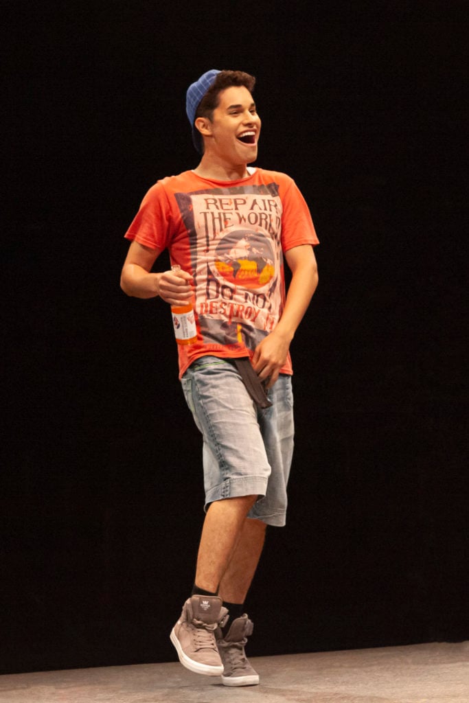 David Merino as Sonny in the Broadway At Music Circus production of IN THE HEIGHTS at the Wells Fargo Pavilion August 20-25. Photo by Charr Crail.