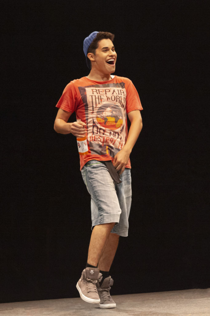 David Merino as Sonny in the Broadway At Music Circus production of IN THE HEIGHTS at the Wells Fargo Pavilion August 20-25. Photo by Charr Crail.