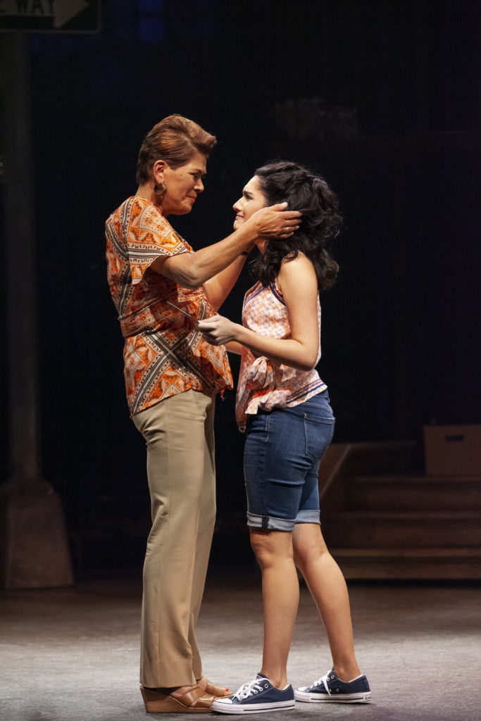 Doreen Montalvo as Camila and Didi Romero as Nina in the Broadway At Music Circus production of IN THE HEIGHTS at the Wells Fargo Pavilion August 20-25. Photo by Charr Crail.