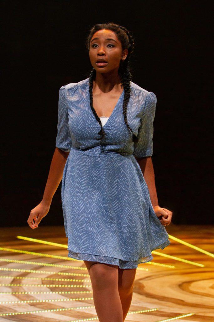 Adrianna Hicks as Dorothy in THE WIZ produced by Broadway At Music Circus at the Wells Fargo Pavilion August 6-11. Photo by Kevin Graft.