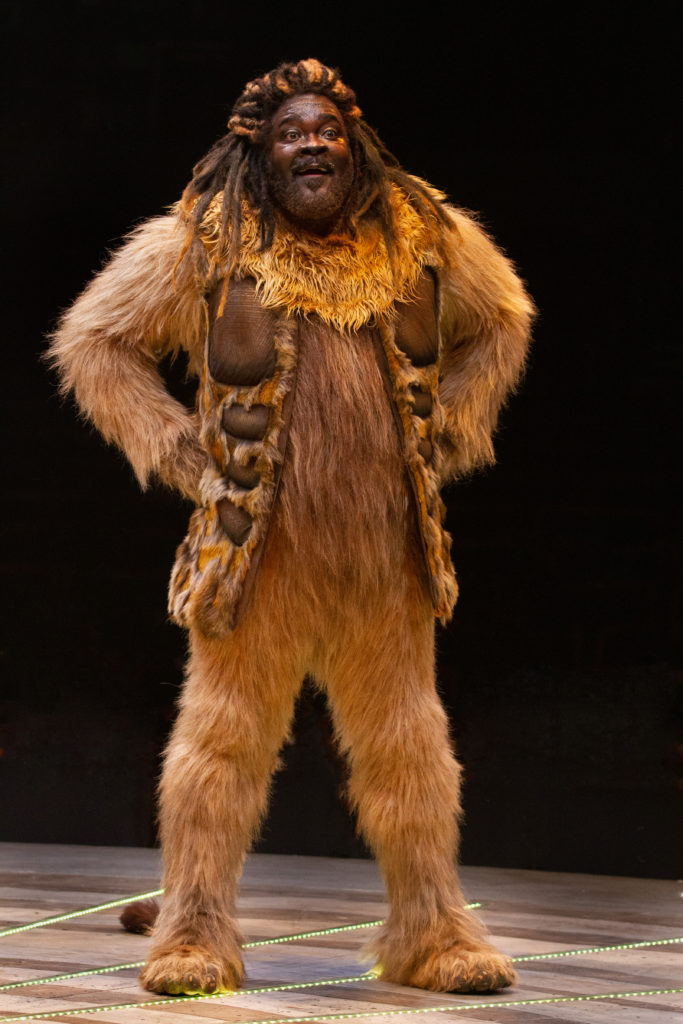 Phillip Boykin as Lion in THE WIZ produced by Broadway At Music Circus at the Wells Fargo Pavilion August 6-11. Photo by Kevin Graft.