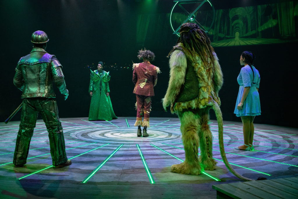 The company of THE WIZ produced by Broadway At Music Circus at the Wells Fargo Pavilion August 6-11. Photo by Kevin Graft.