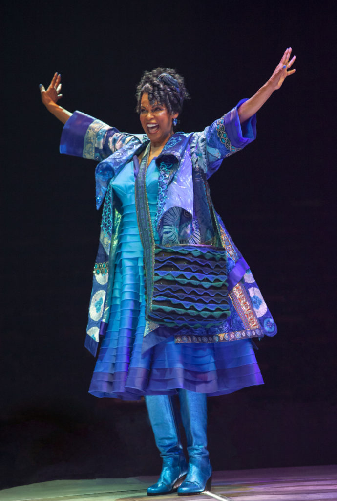 Terry Burrell as Addaperle in THE WIZ produced by Broadway At Music Circus at the Wells Fargo Pavilion August 6-11. Photo by Charr Crail. 