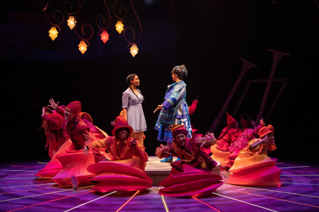 The company of THE WIZ produced by Broadway At Music Circus at the Wells Fargo Pavilion August 6-11. Photo by Kevin Graft.