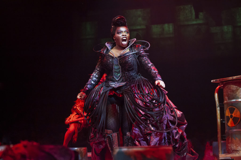 Zonya Love as Evillene in THE WIZ produced by Broadway At Music Circus at the Wells Fargo Pavilion August 6-11. Photo by Charr Crail. 