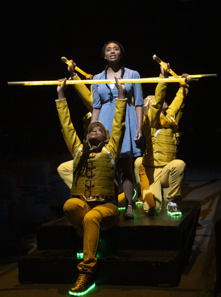 The company of THE WIZ produced by Broadway At Music Circus at the Wells Fargo Pavilion August 6-11. Photo by Charr Crail.