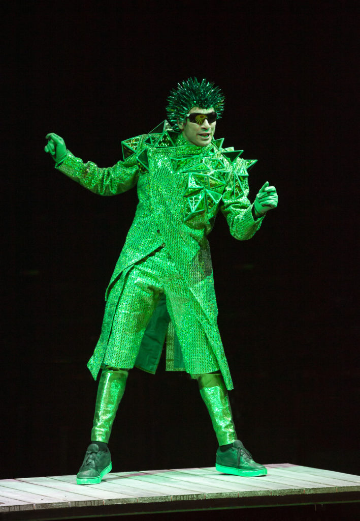 Jeff Gorti as Royal Gatekeeper in THE WIZ produced by Broadway At Music Circus at the Wells Fargo Pavilion August 6-11. Photo by Charr Crail.
