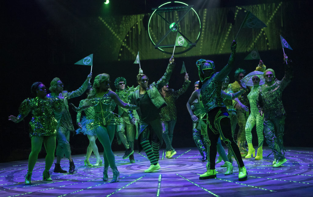 The company of THE WIZ produced by Broadway At Music Circus at the Wells Fargo Pavilion August 6-11. Photo by Charr Crail.